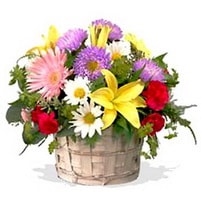 Ankara Keçiören çiçek siparişi sitemizin görsel ürünü kır çiçeklerinden mevsim sepeti Ankara çiçek gönder firması şahane ürünümüz 