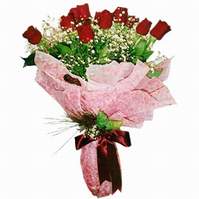 Ankara Keçiören ostim çiçek siparişi firma ürünümüz 9 adet canlı kanlı kırmızı gül