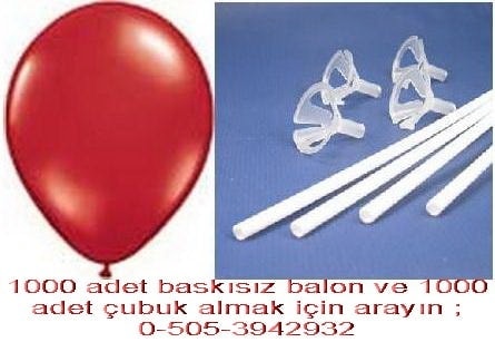 12 inc 1 ci kalite 1000 basksz balon ve 1000 balon ubuu renk seimi yapabilirsiniz 